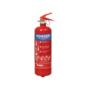 1kg ABC Dry Powder Extinguisher 8A 34B MED