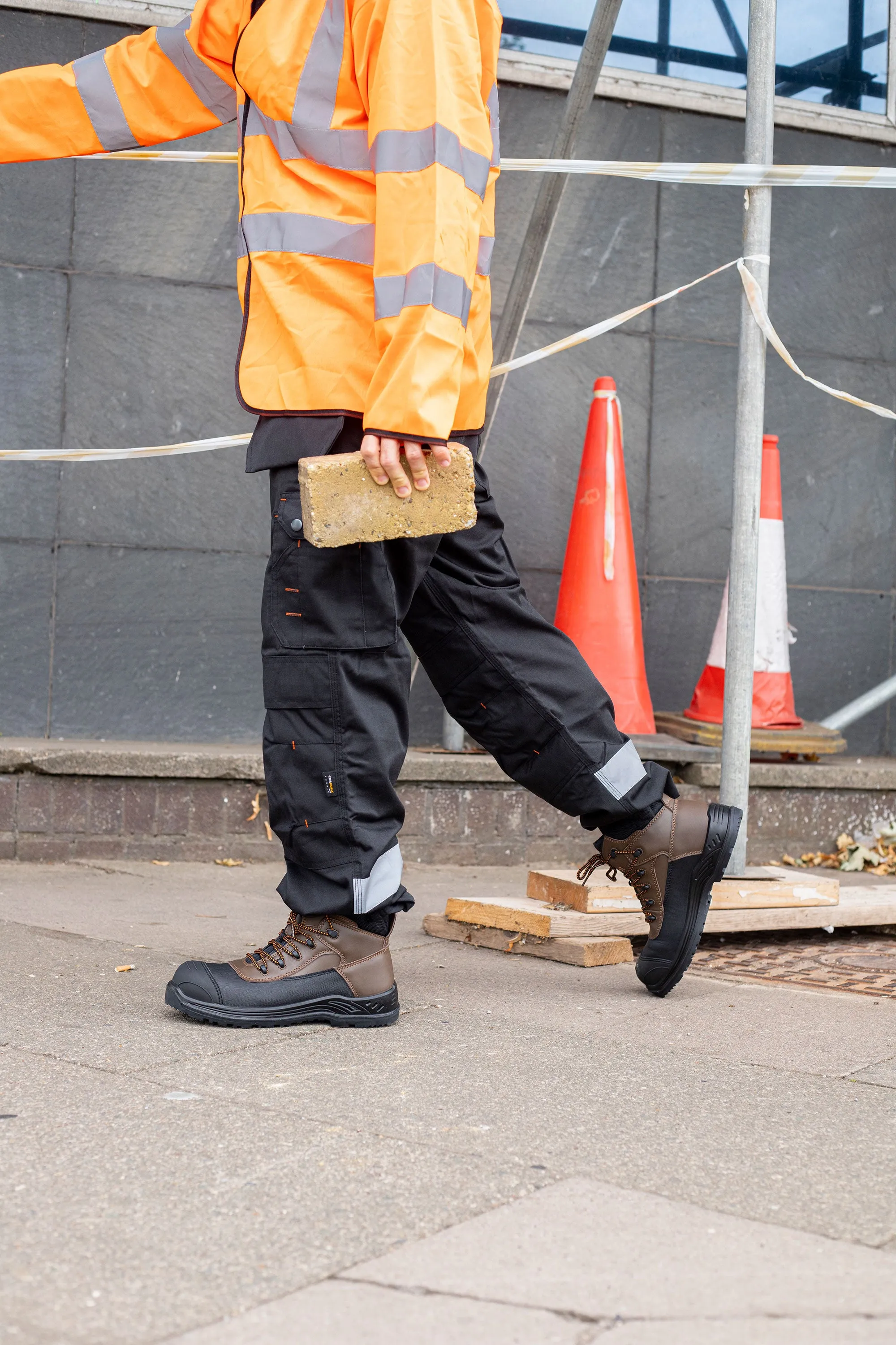 2244 Mens Brown Heavy Duty Safety Boots