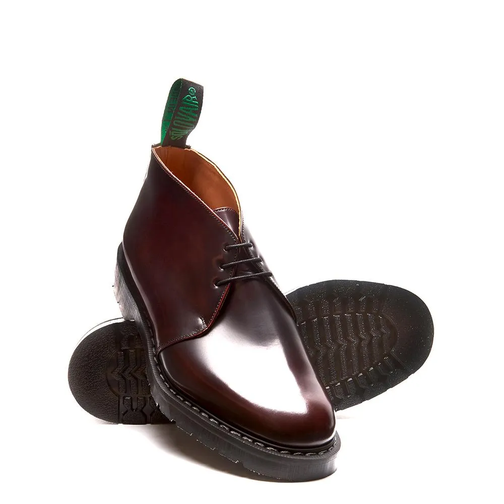 3 Eye Chukka Boot - Burgundy Rub Off Hi-Shine Original Sole Smoke