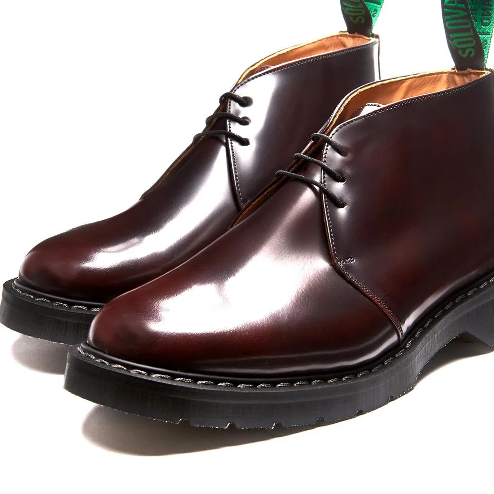 3 Eye Chukka Boot - Burgundy Rub Off Hi-Shine Original Sole Smoke