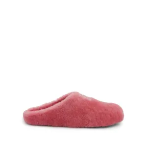 4G Shearling Slip On in Bright Pink