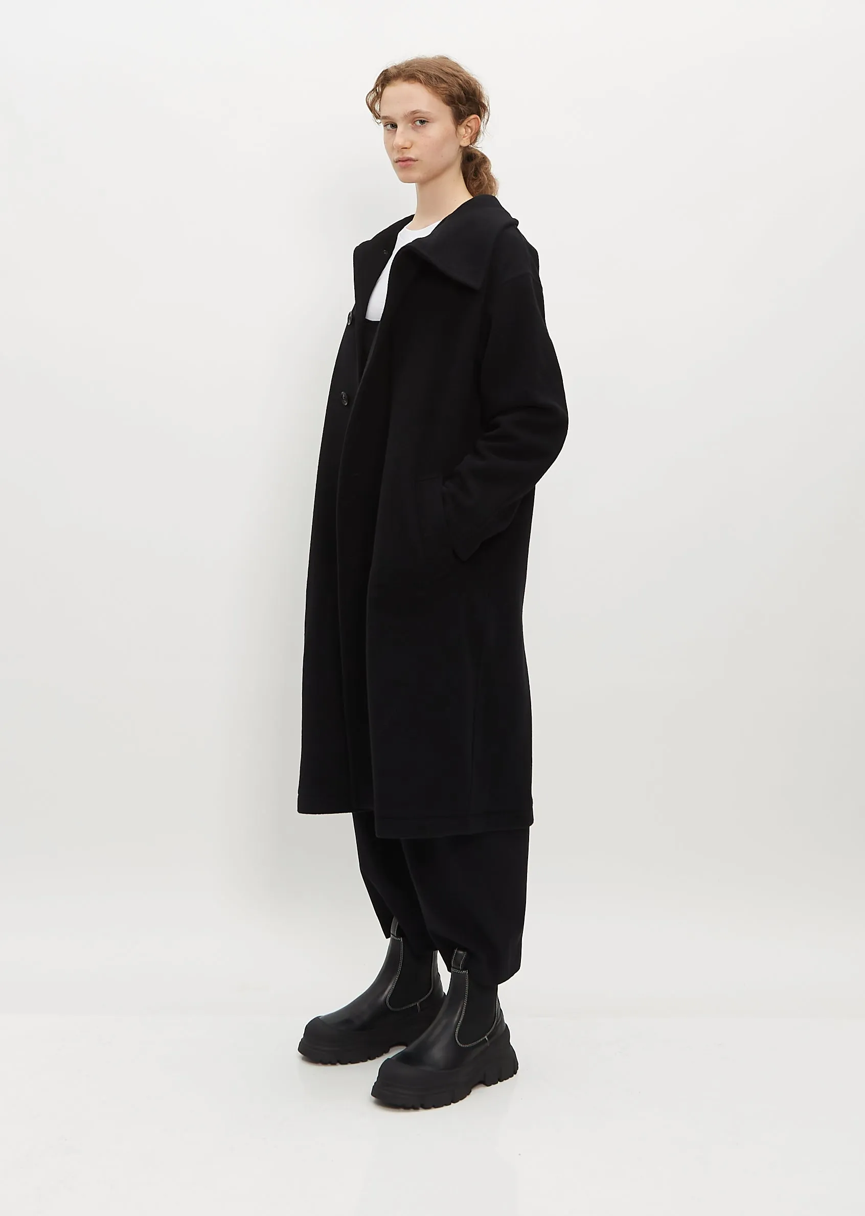 5 Buttons Asymmetry Coat