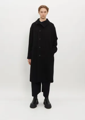 5 Buttons Asymmetry Coat