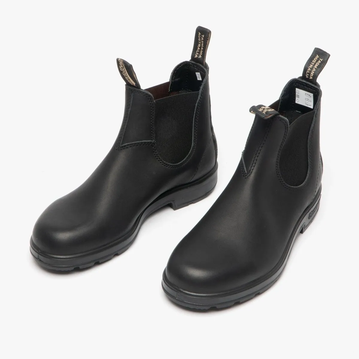 510 Unisex Oil Leather Chelsea Boots Black