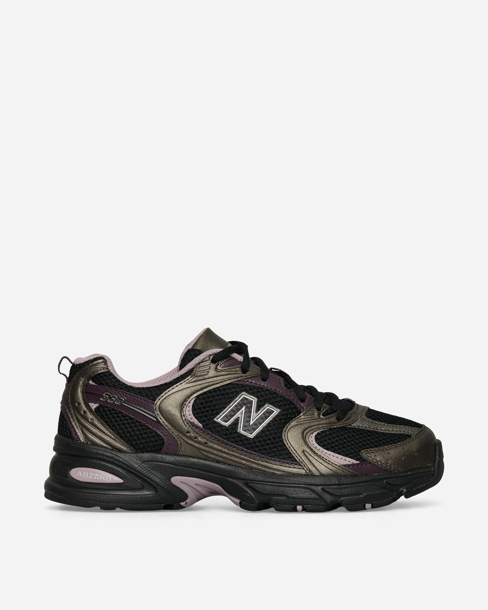 530 Sneakers Black Metallic / Plum Brown