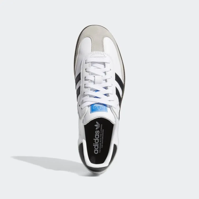 Adidas "Samba ADV" Men's Shoes - Cloud White / Core Black / Gum