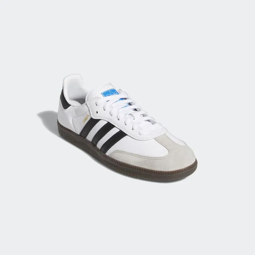 Adidas "Samba ADV" Men's Shoes - Cloud White / Core Black / Gum