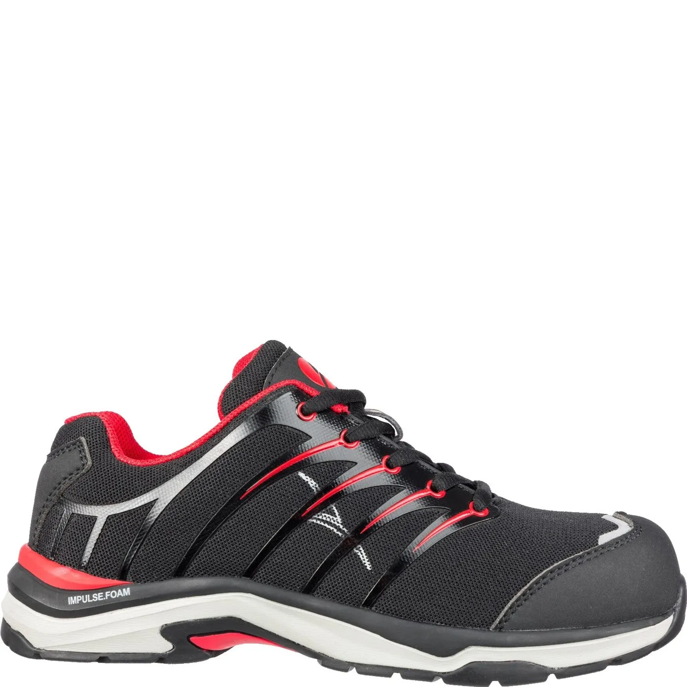 Albatros Twist Low Safety Shoe S1 Black/Red