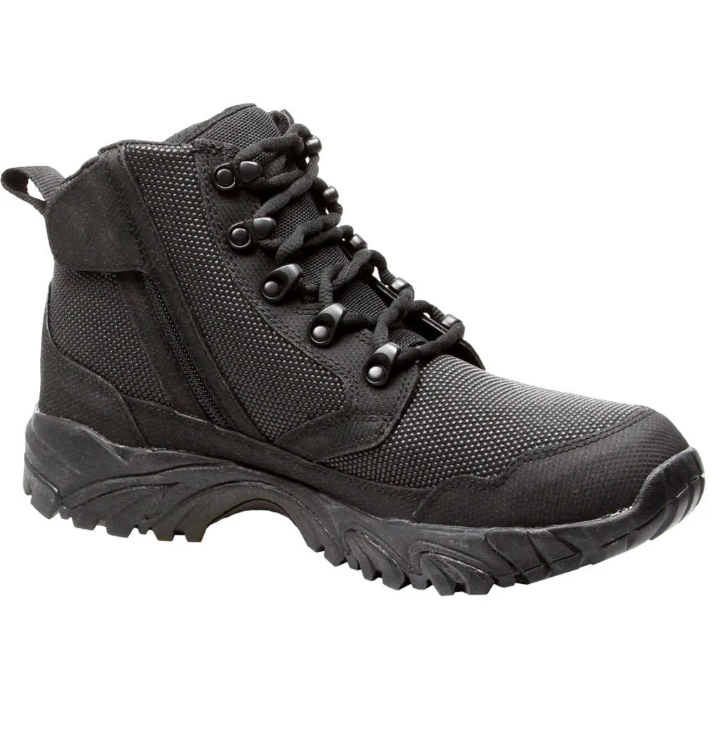 ALTAI Black Tactical Waterproof Side Zip 6" Boots (MFT200-ZS)