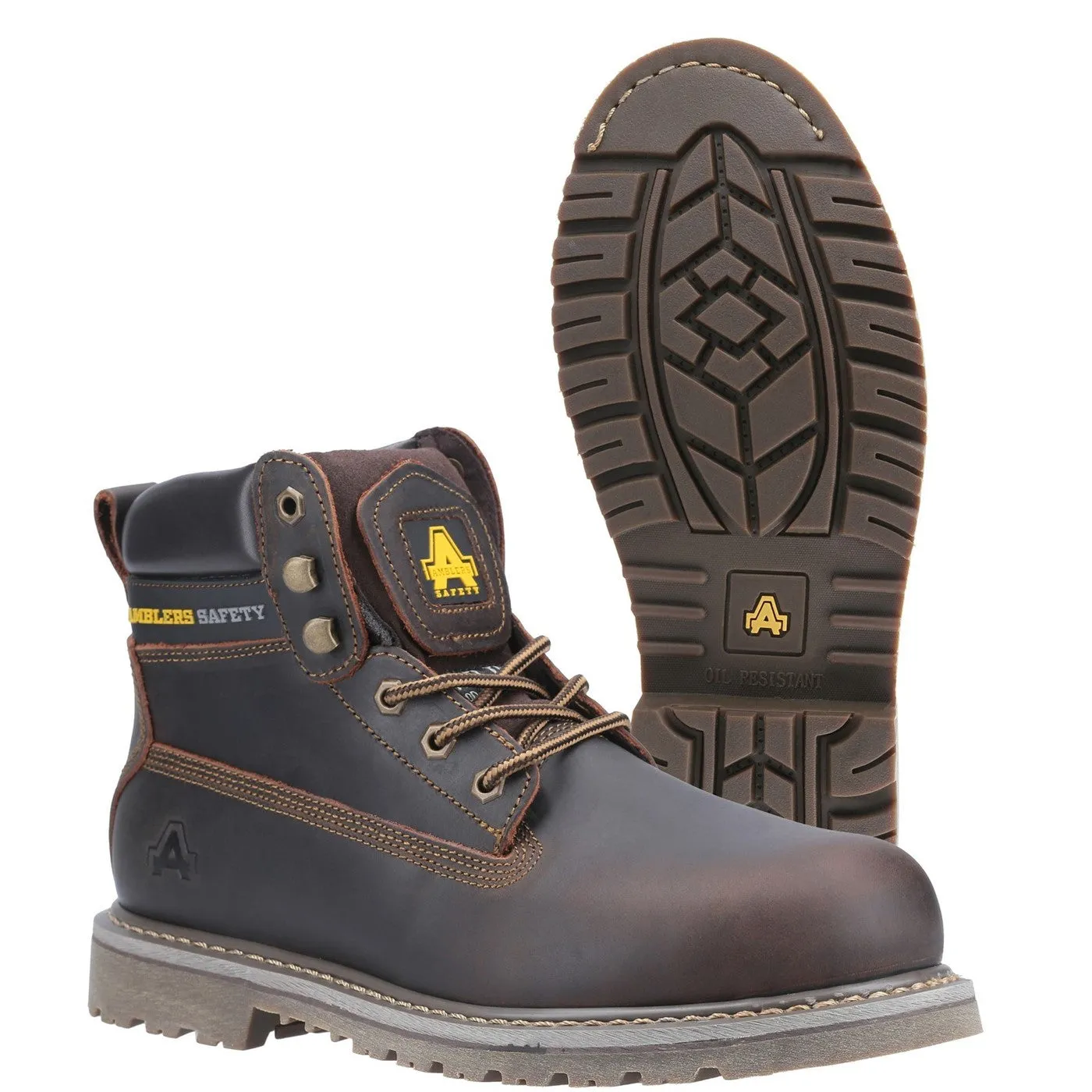 Amblers Safety FS164 Industrial Safety Boot SB Brown