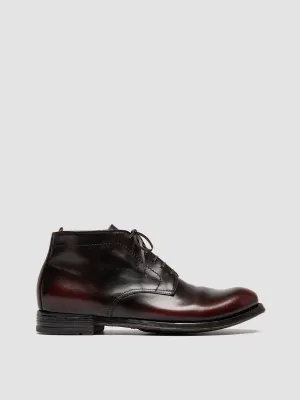 ANATOMIA 88 - Burgundy Leather Chukka Boots