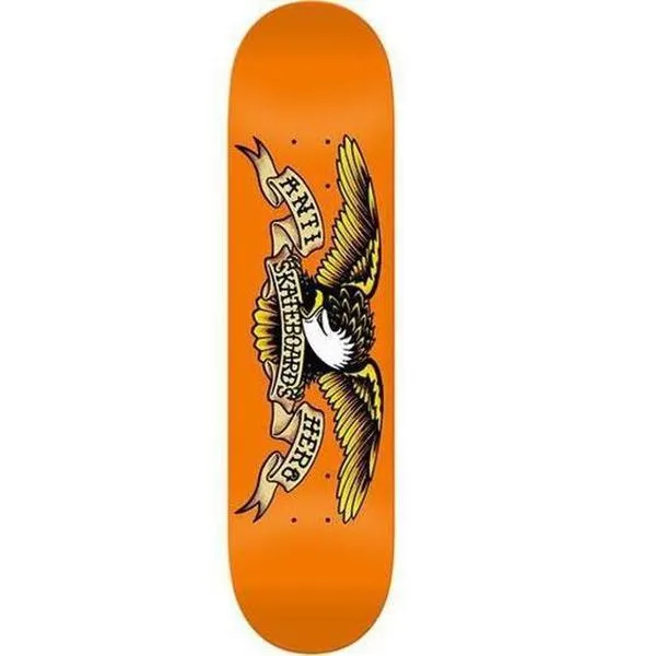 Anti Hero Classic Eagle Deck 9.0" Orange