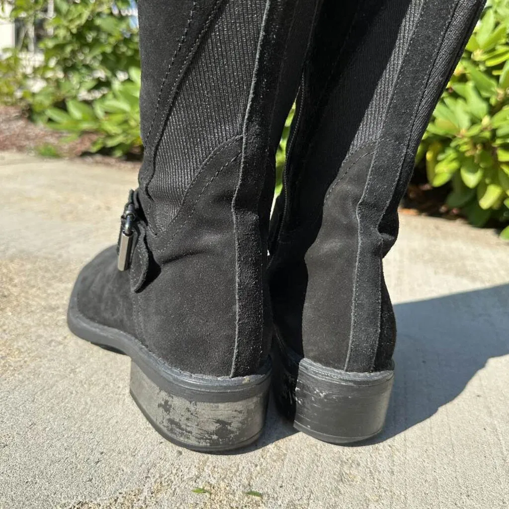 Aquatalia Suede Riding Boots - Size 9.5