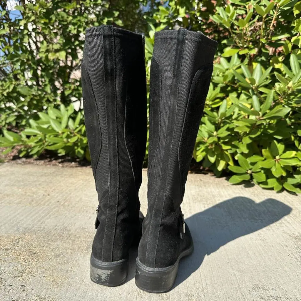 Aquatalia Suede Riding Boots - Size 9.5