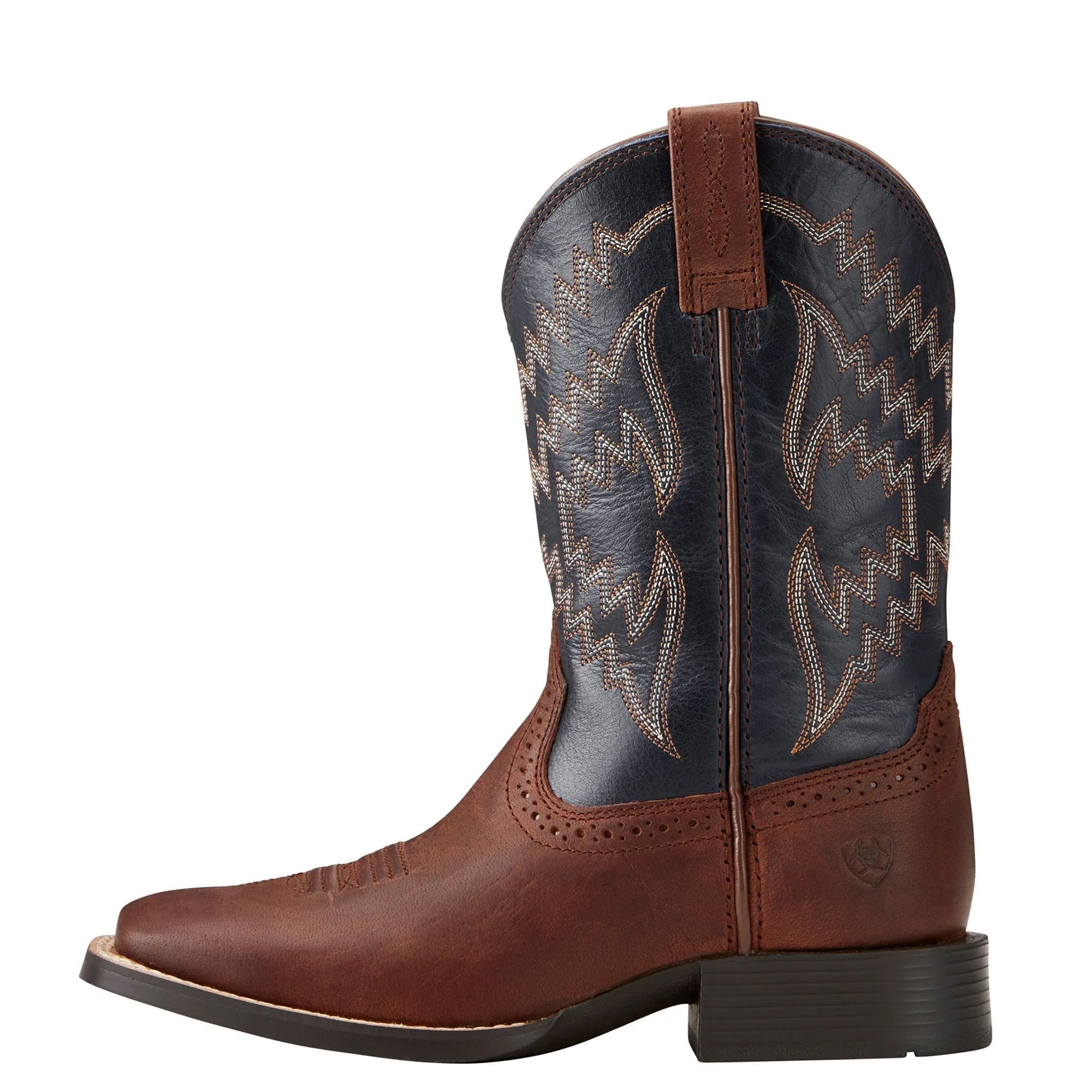 Ariat Kids Tycoon Boots - Brazen Brown/Arizona Sky