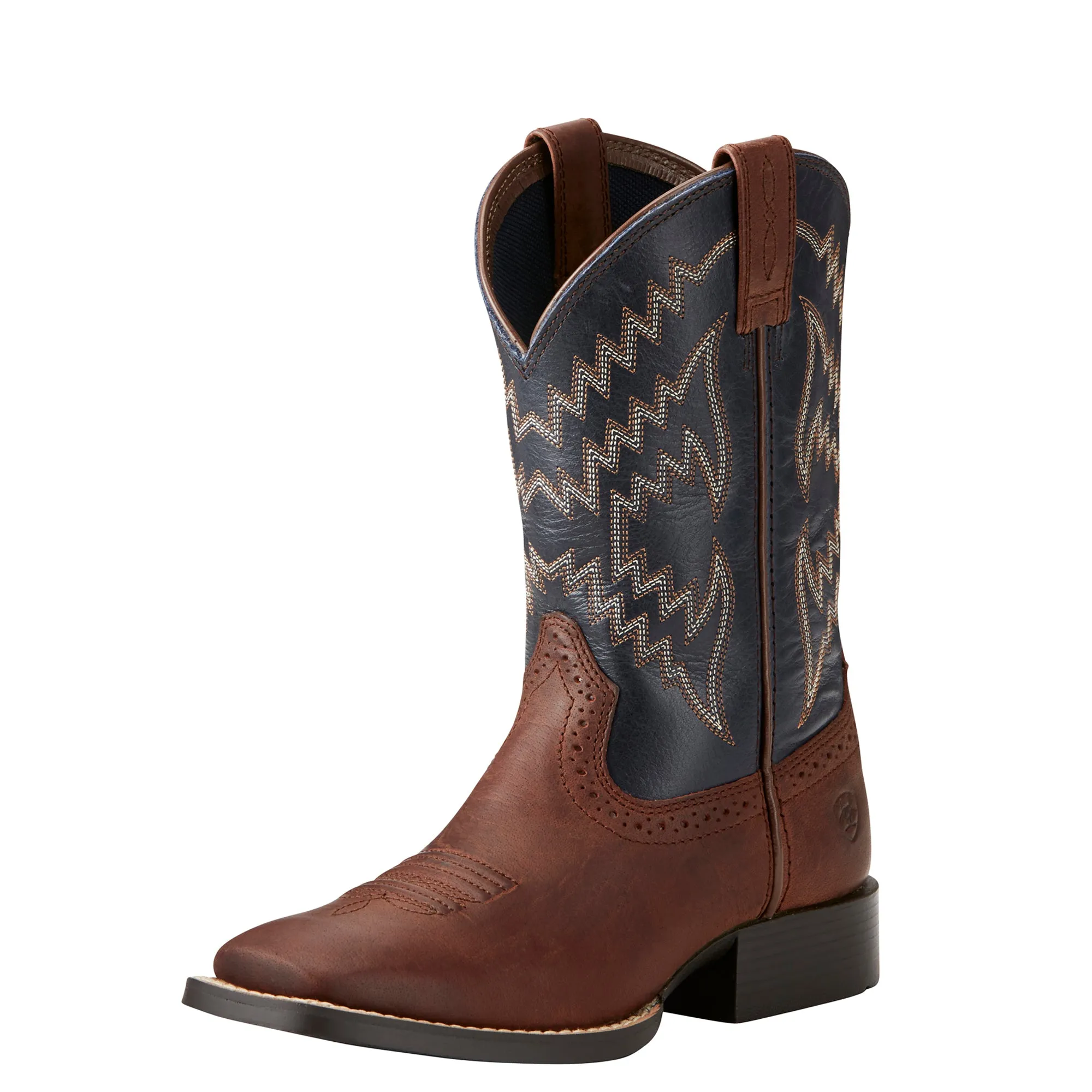 Ariat Kids Tycoon Boots - Brazen Brown/Arizona Sky