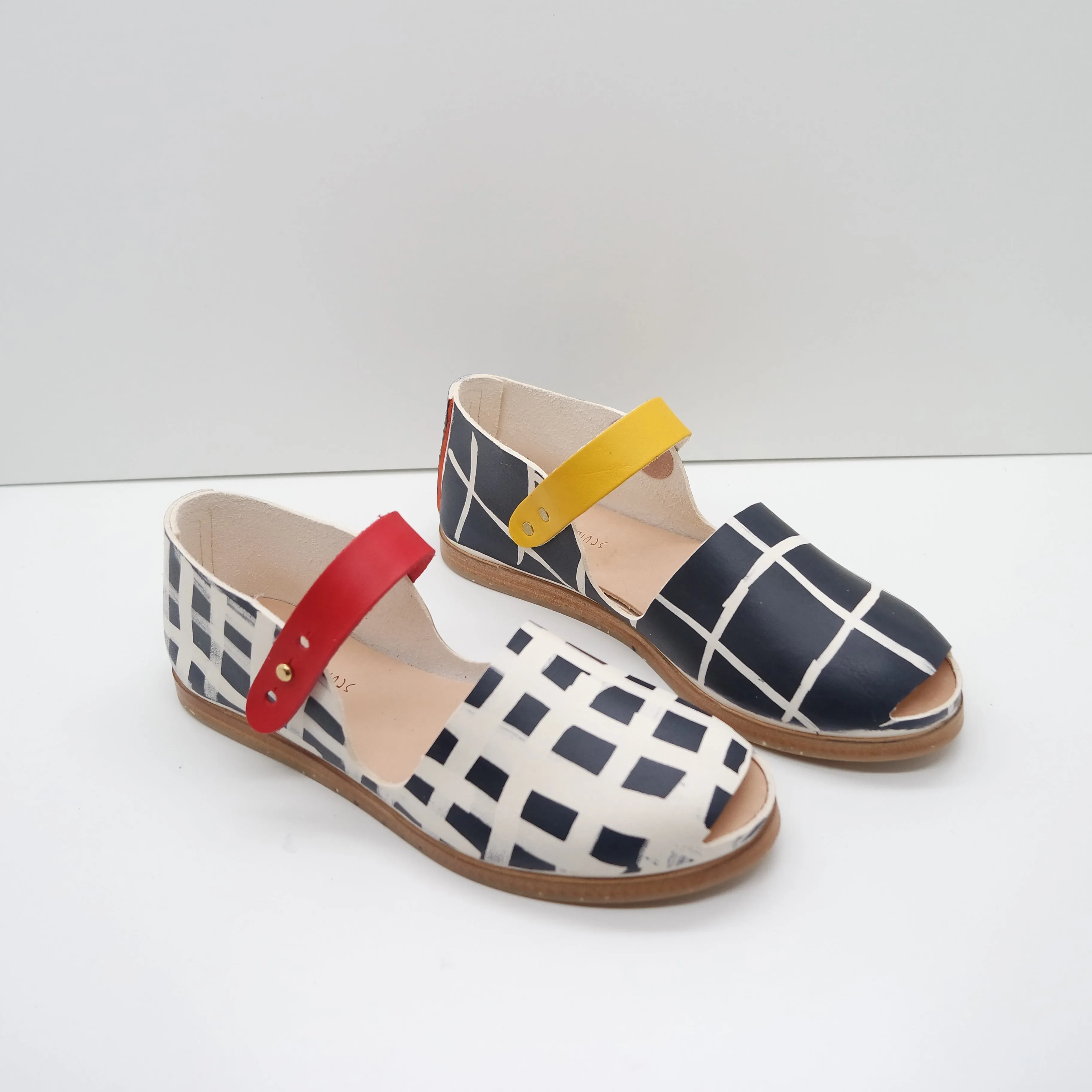 BBF24 SALE. SIZE 37. THE CATU. MONDRIAN MISMATCHED. NORI. FIESTA. TUMERIC. PHL