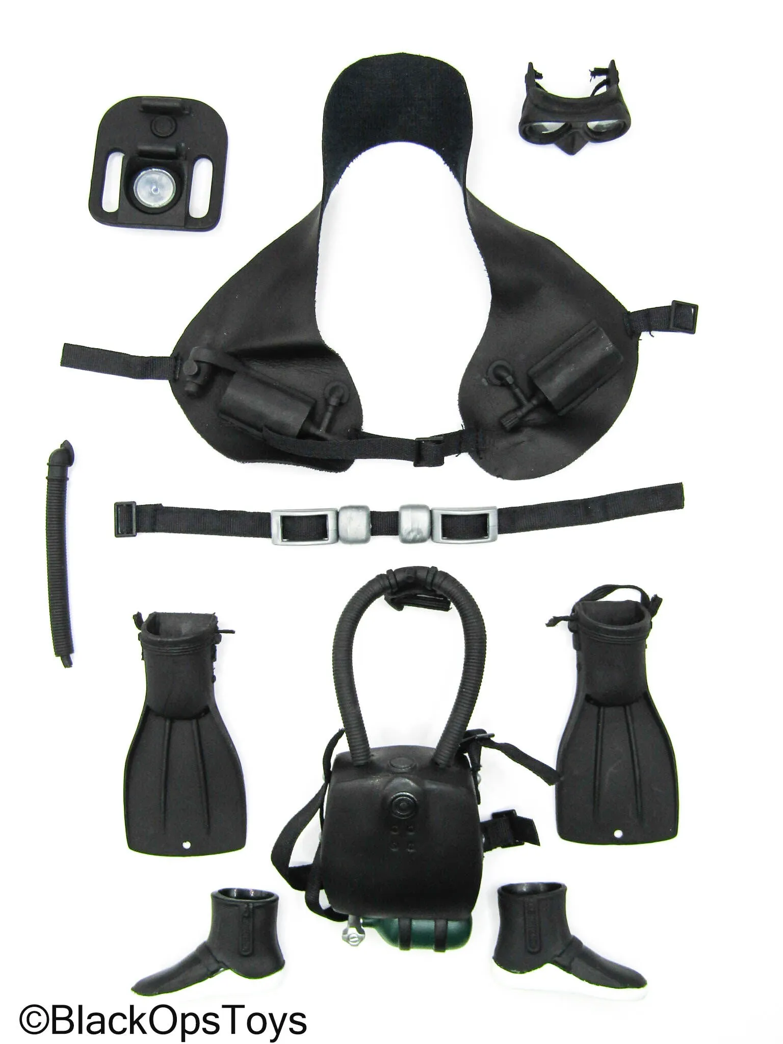 Black Diving Gear Set