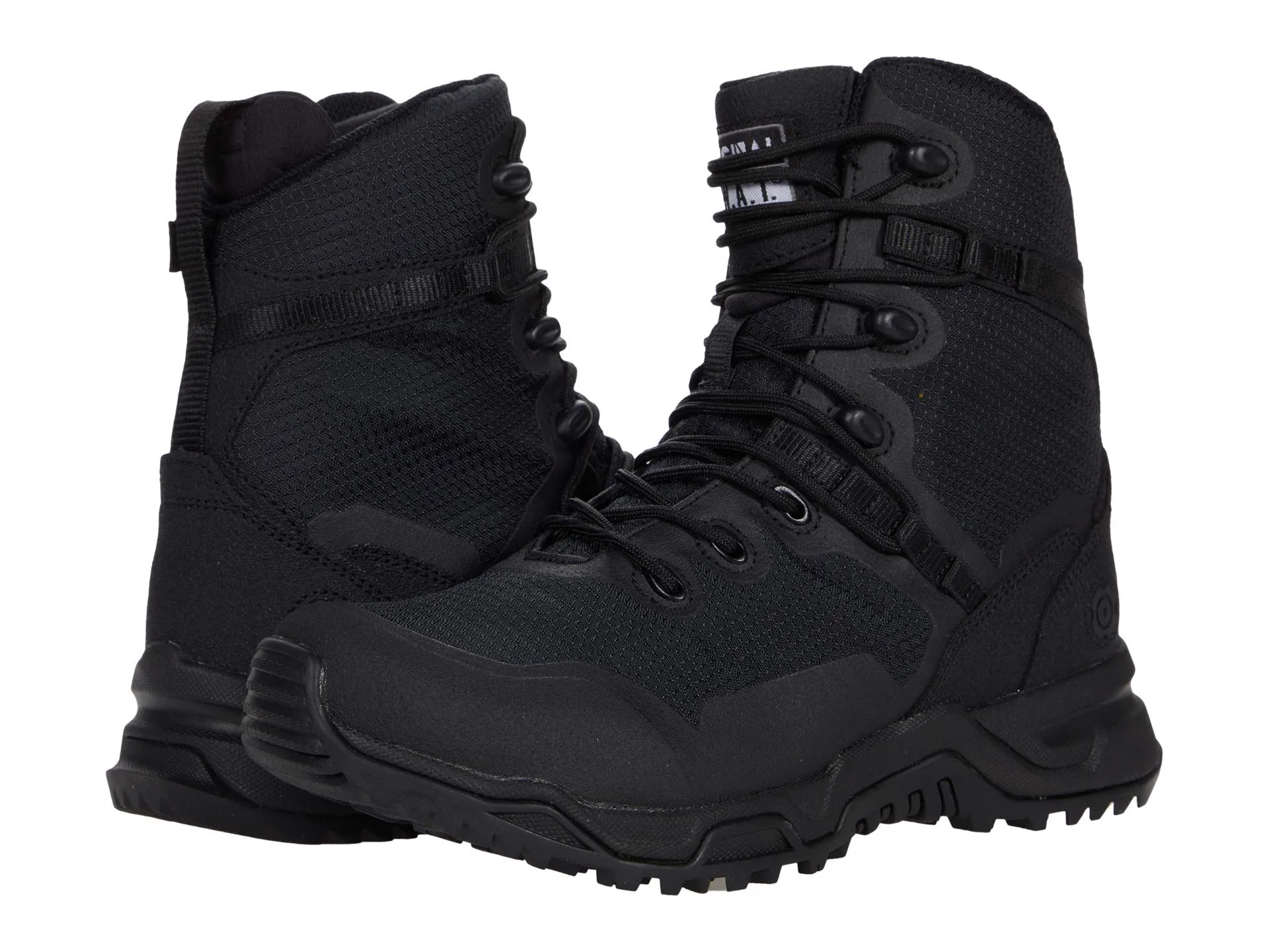 Boots Original S. Alpha Fury 8" Side Zip, black