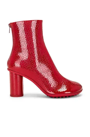 Bottega Veneta Atomic Ankle Boots, Strawberry