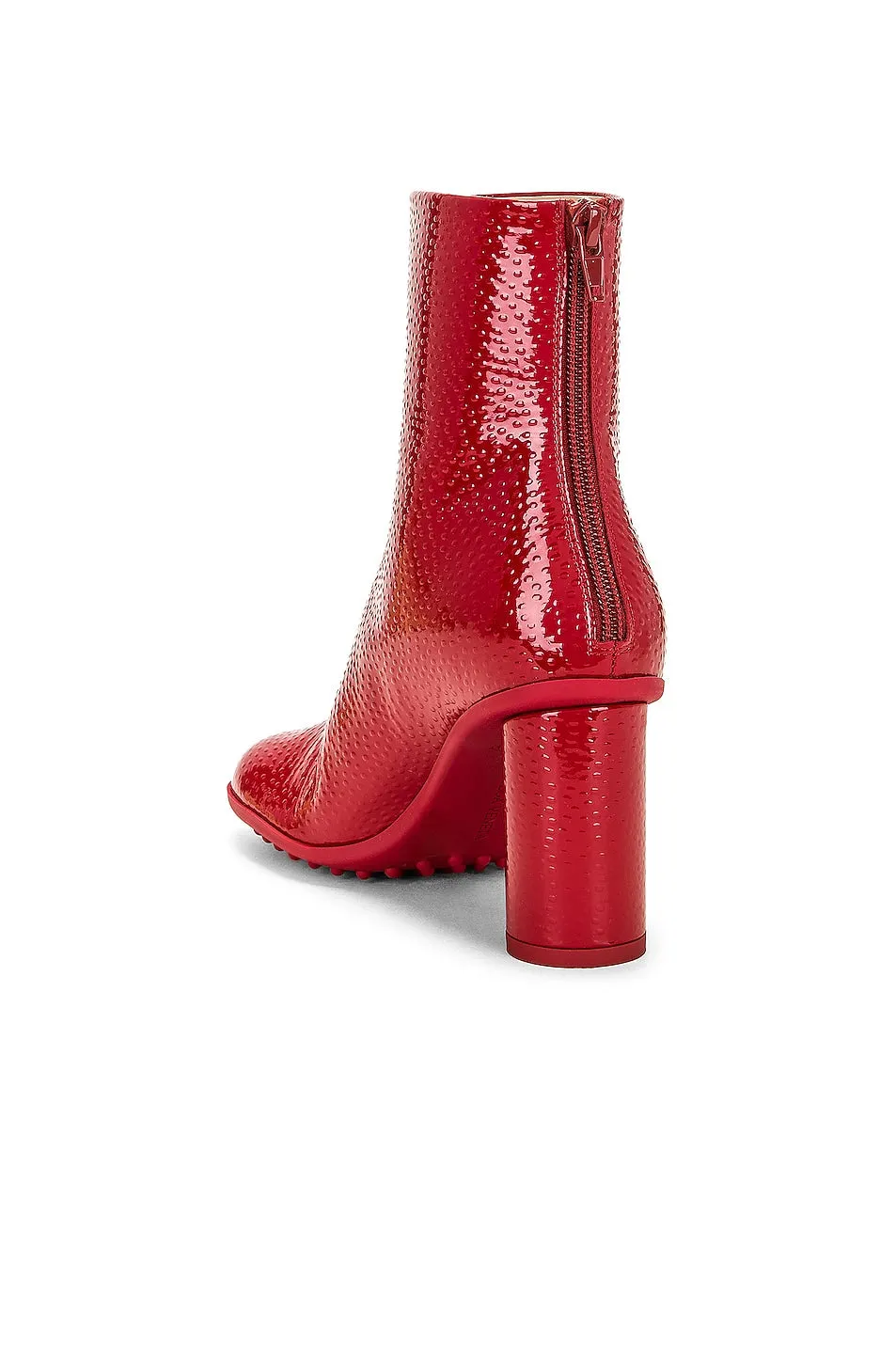 Bottega Veneta Atomic Ankle Boots, Strawberry