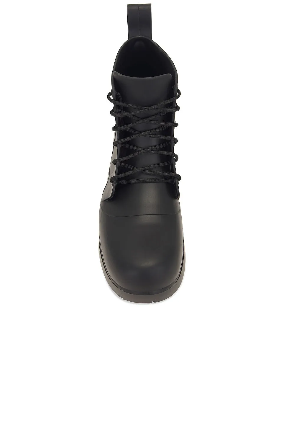 Bottega Veneta Puddle Lace-Up Ankle Boots, black