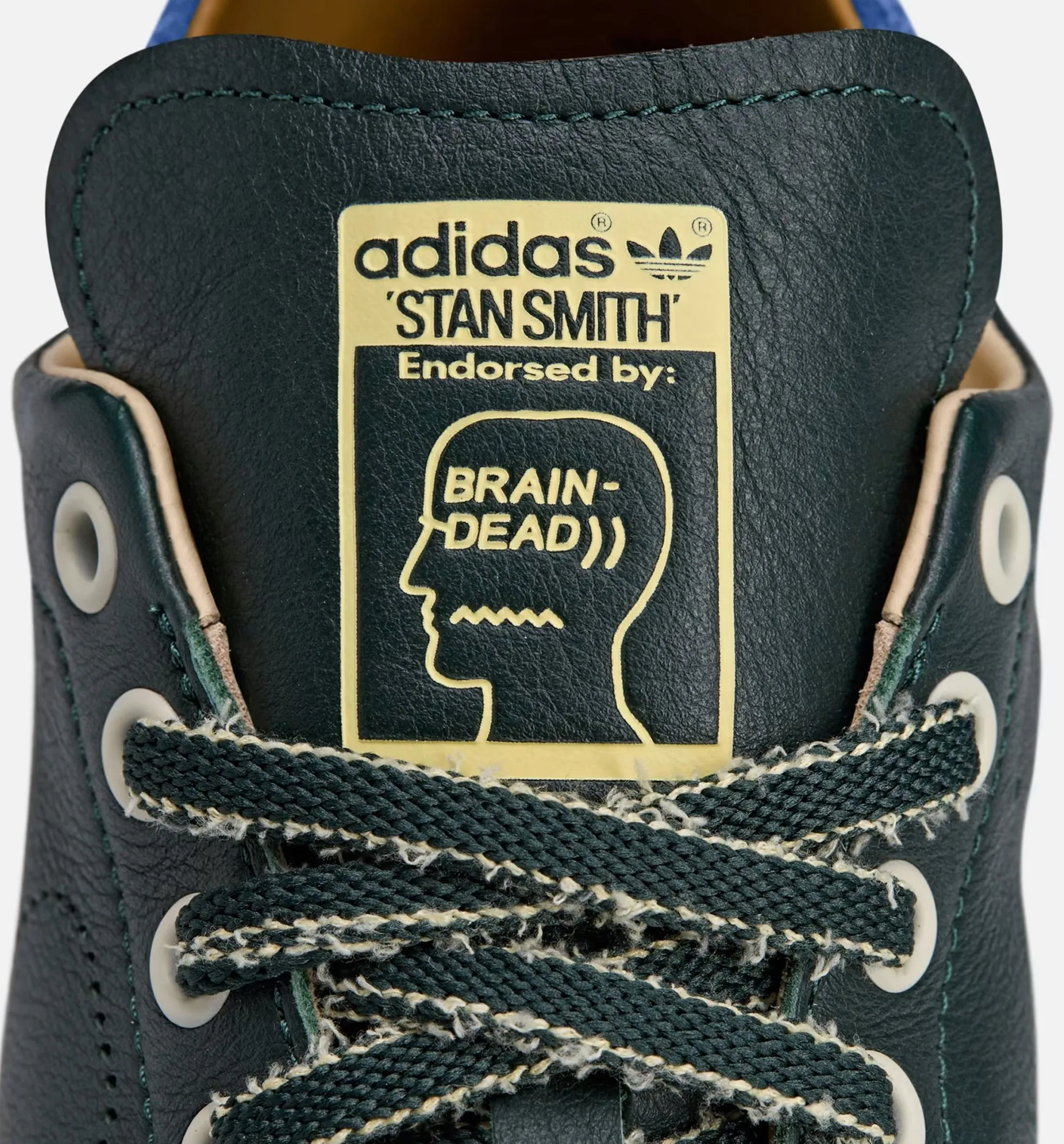 Brain Dead x Stan Smith Shadow Green Mens Lifestyle Shoe - Shadow Green/Light Blue/Sand