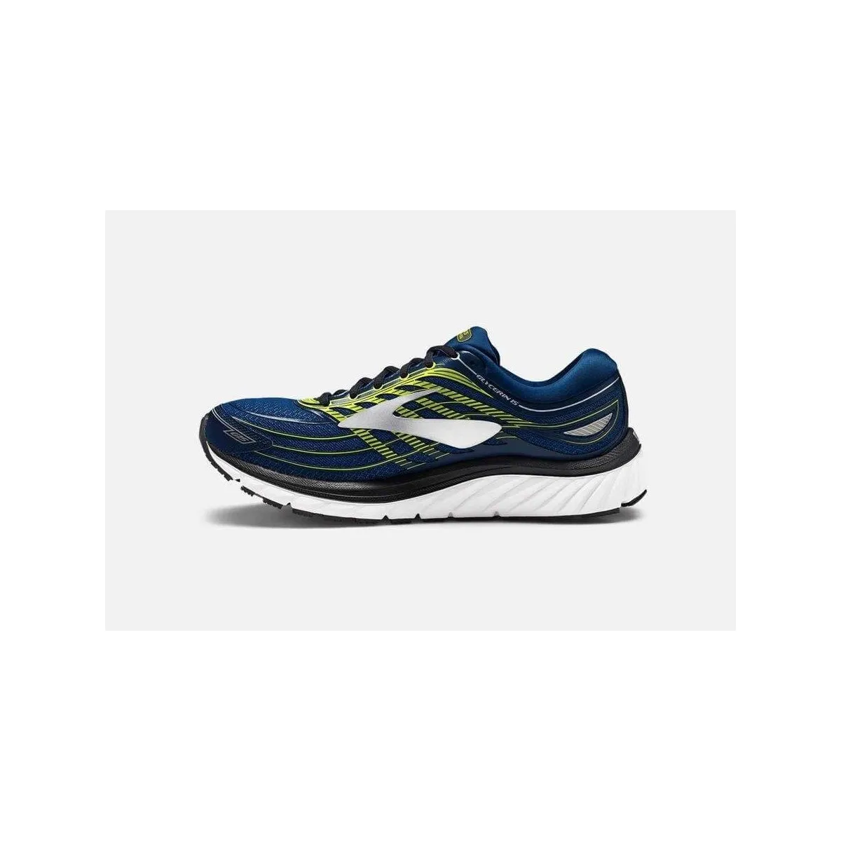 Brooks Glycerin 15 shoes navy blue / yellow / black SS18