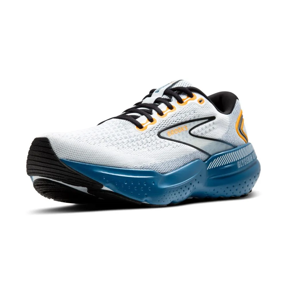 'Brooks' Men's Glycerin GTS 21 - White / Sapphire / Orange