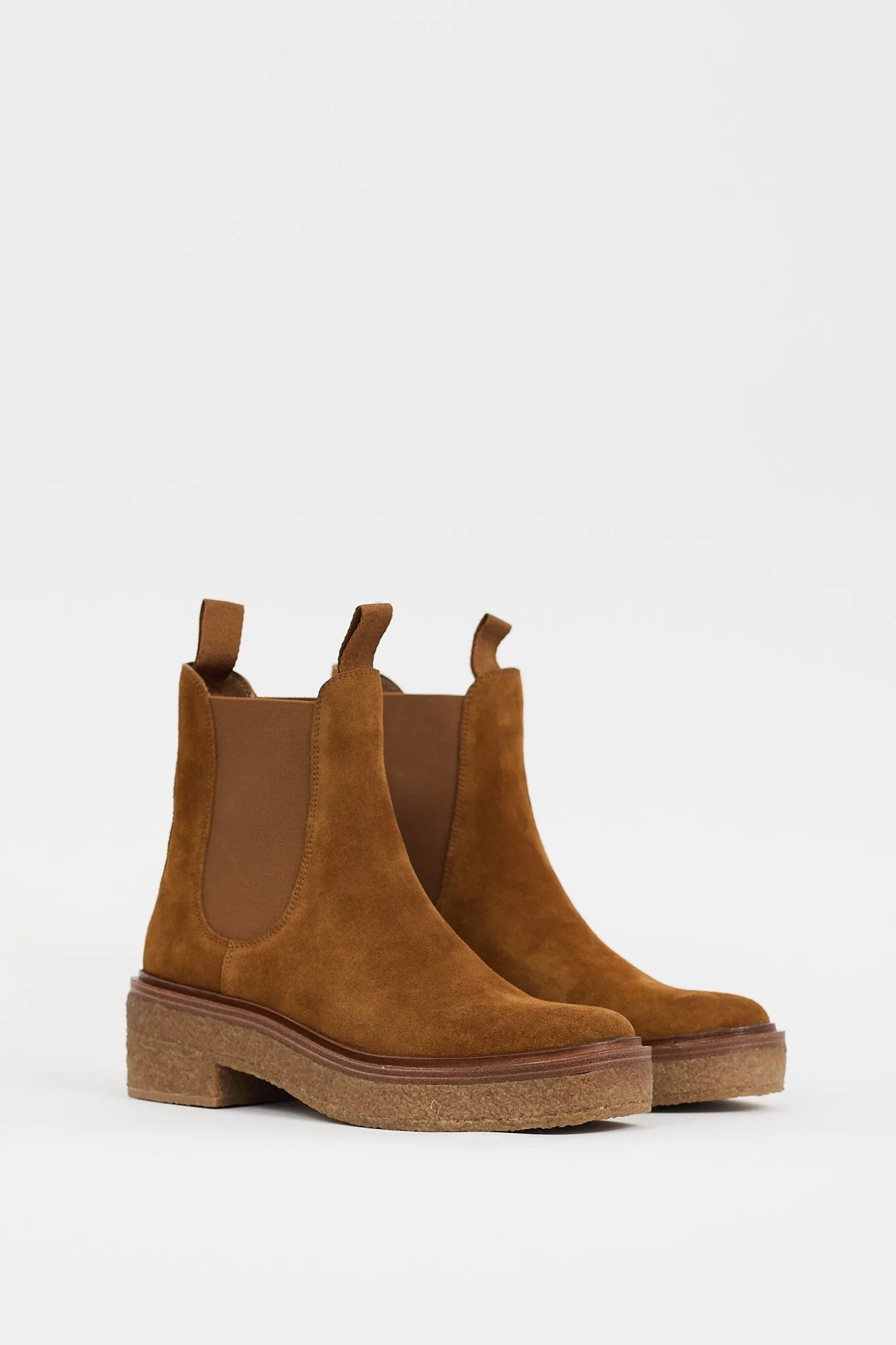 Brown Suede Raquel Chelsea Boot