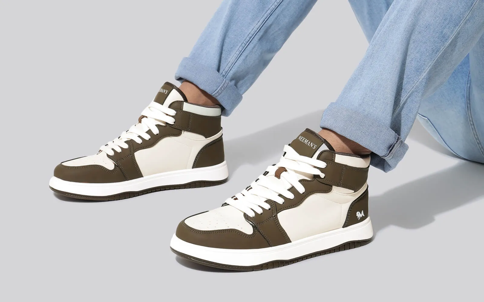 Character High Top : Ivory-Brown