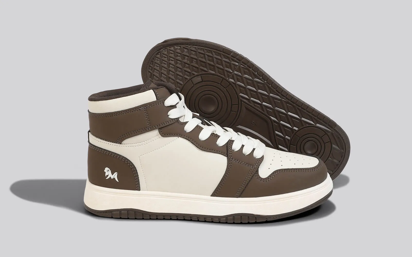 Character High Top : Ivory-Brown