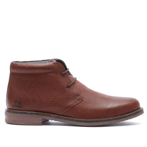 CHATHAM Mens Buckland Tumbled Leather Lace Boots - Brown