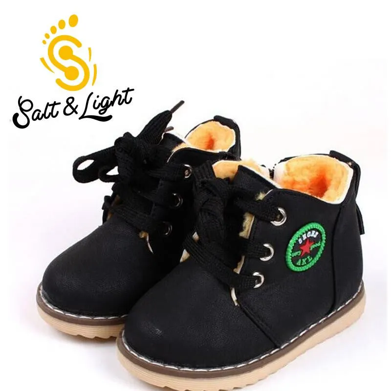 Children's 2016 autumn winter hot sale casual cotton boots classic shoes kid's keep warm snow boots for boys girls size21-30