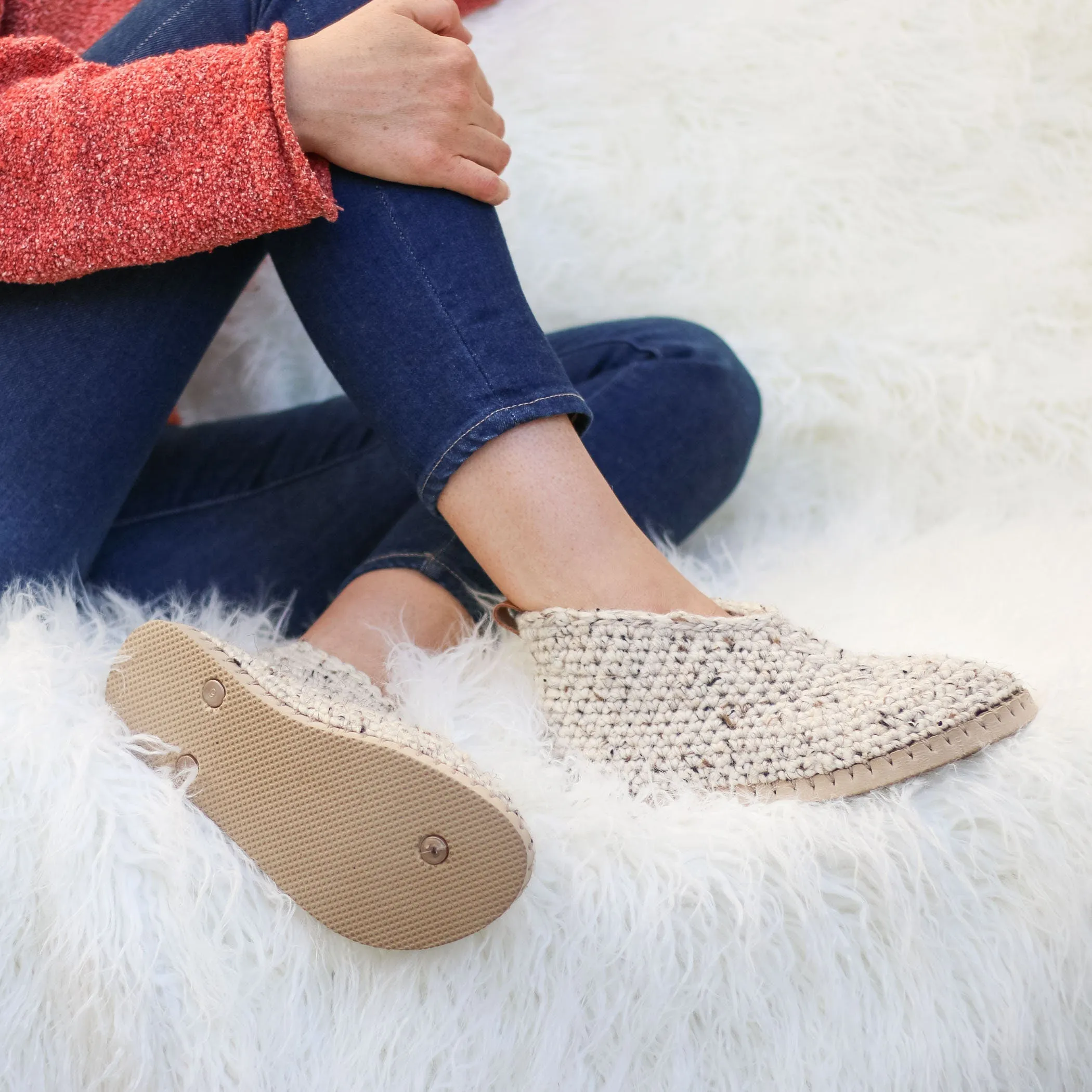 Chukka Slipper Boots Crochet Pattern