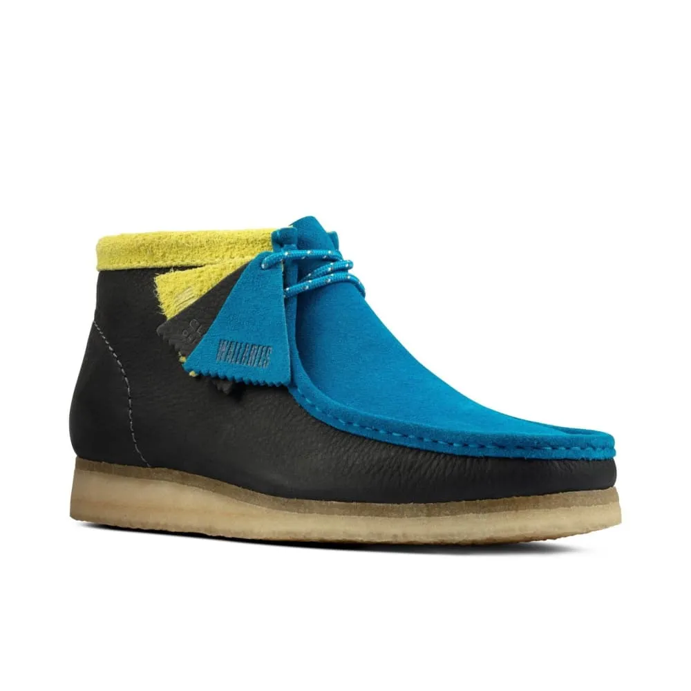 Clarks Originals Wallabee Boots Men's Ink Combi Suede 26163073