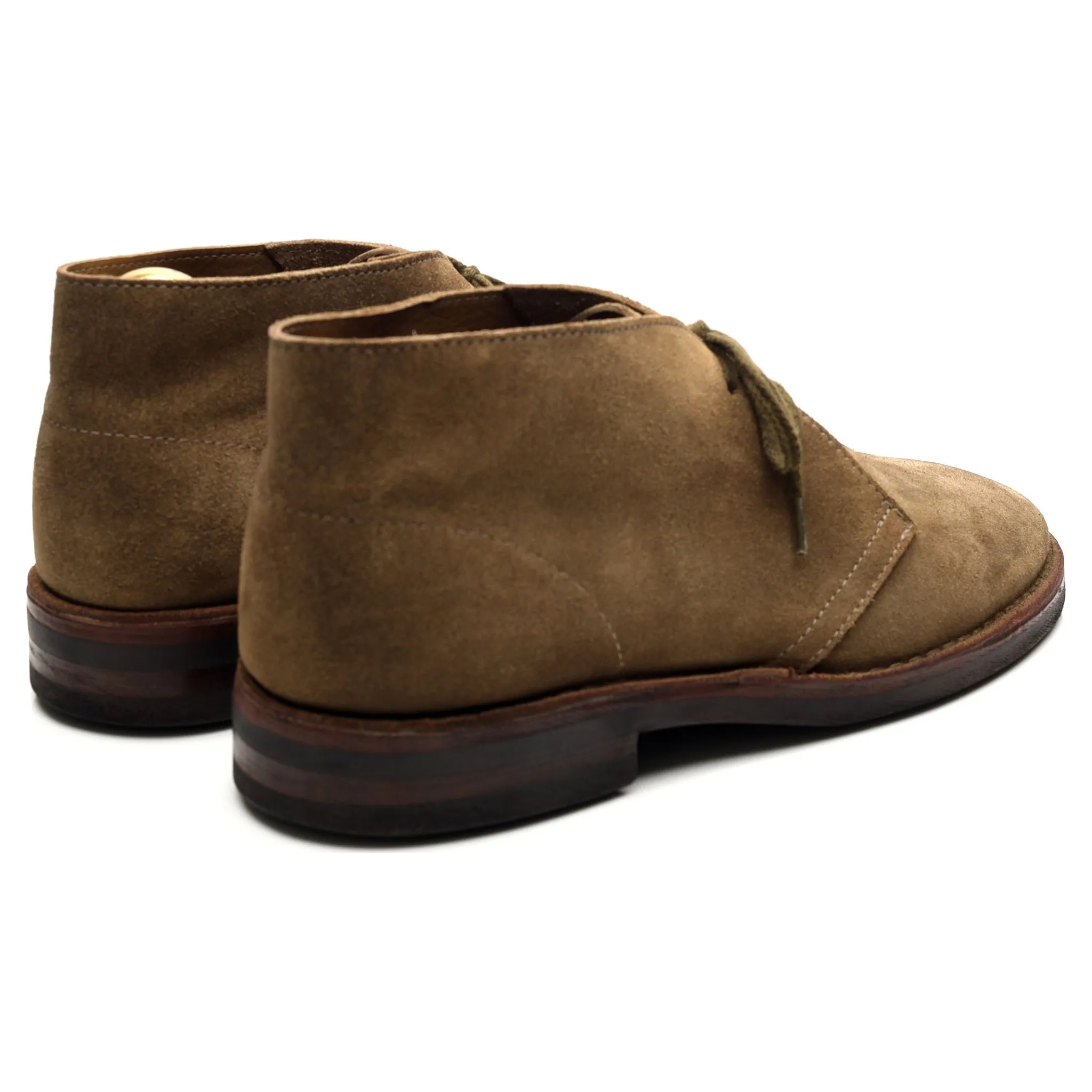 'Clifford' Taupe Brown Suede Chukka Boots UK 10.5