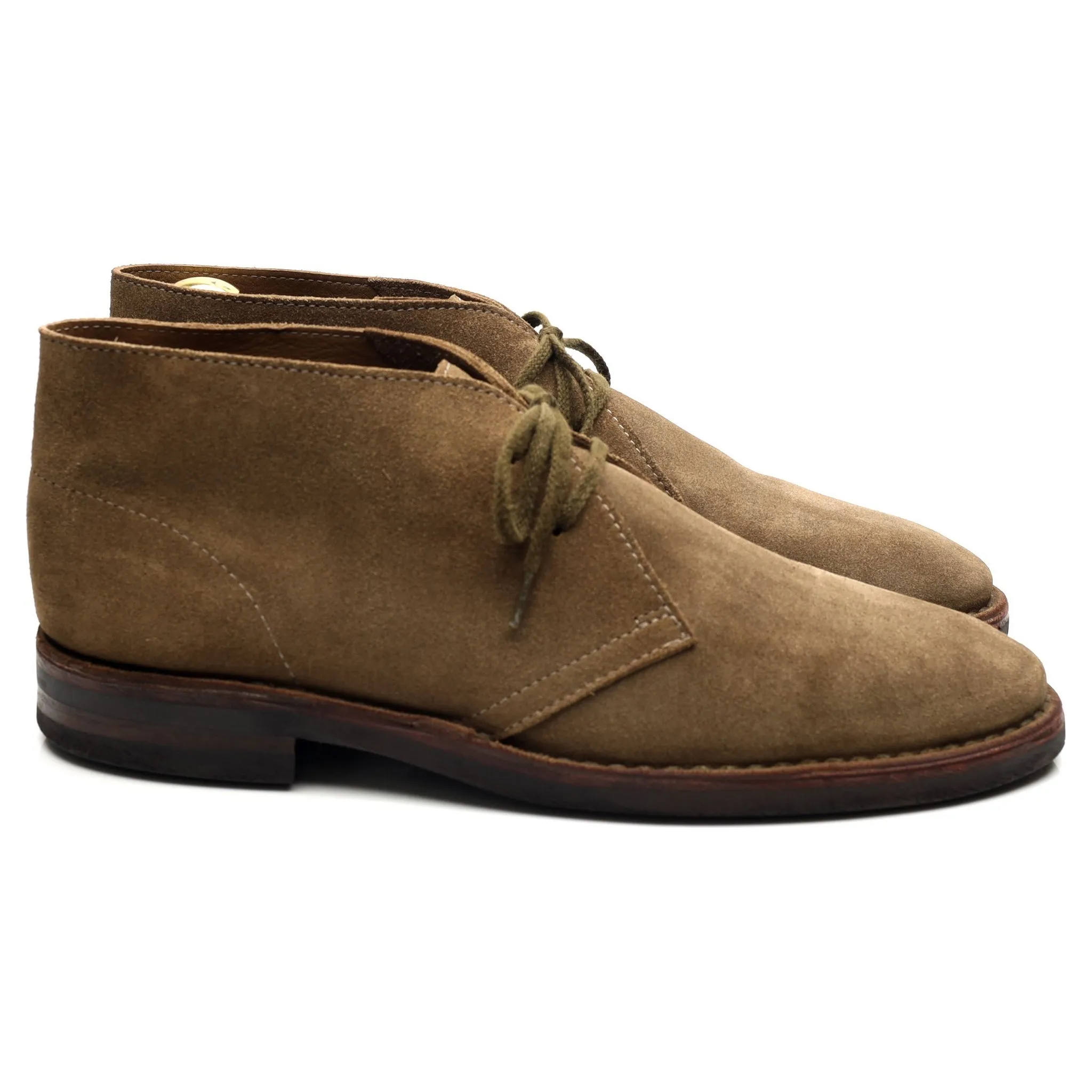 'Clifford' Taupe Brown Suede Chukka Boots UK 10.5