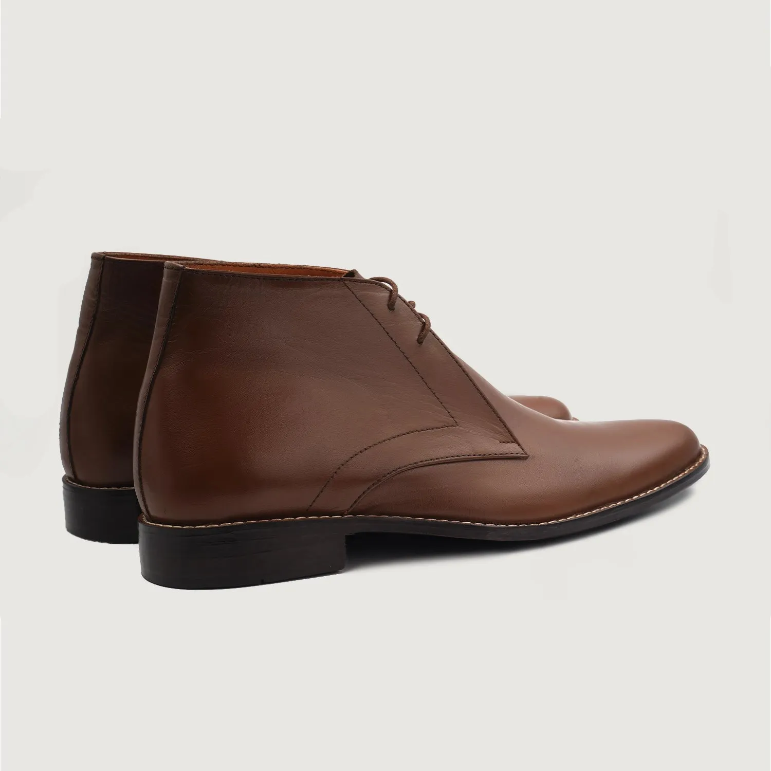 Corry Chukka Brown Leather Boots