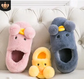 Cute Winter Cartoon Cotton Shoes for Boys & Girls