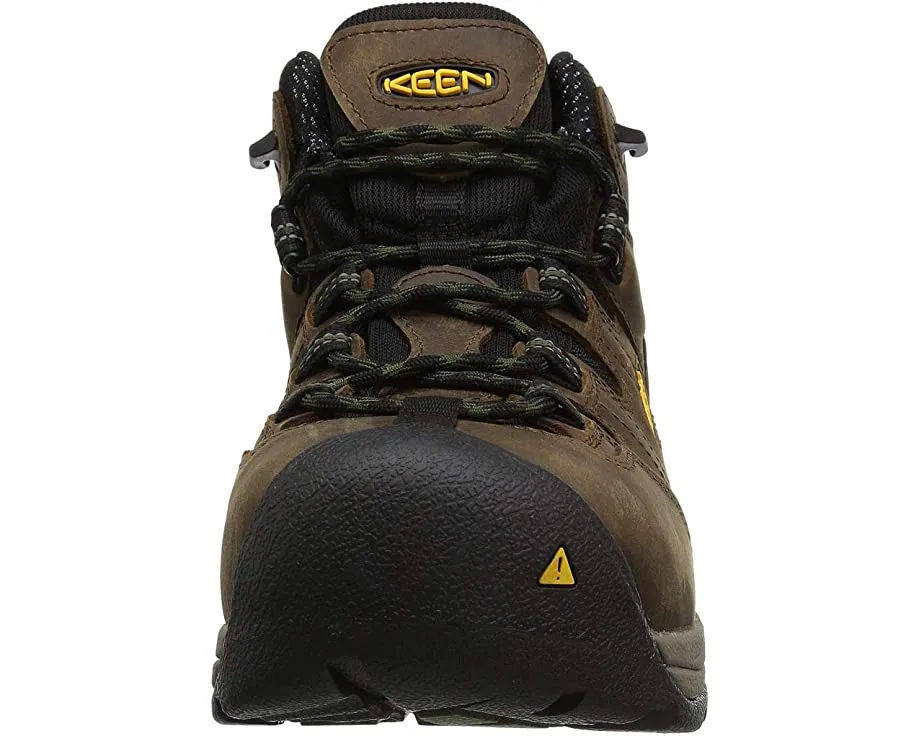 Detroit XT Mid Steel Toe Waterproof KEEN Utility Boots, Brown