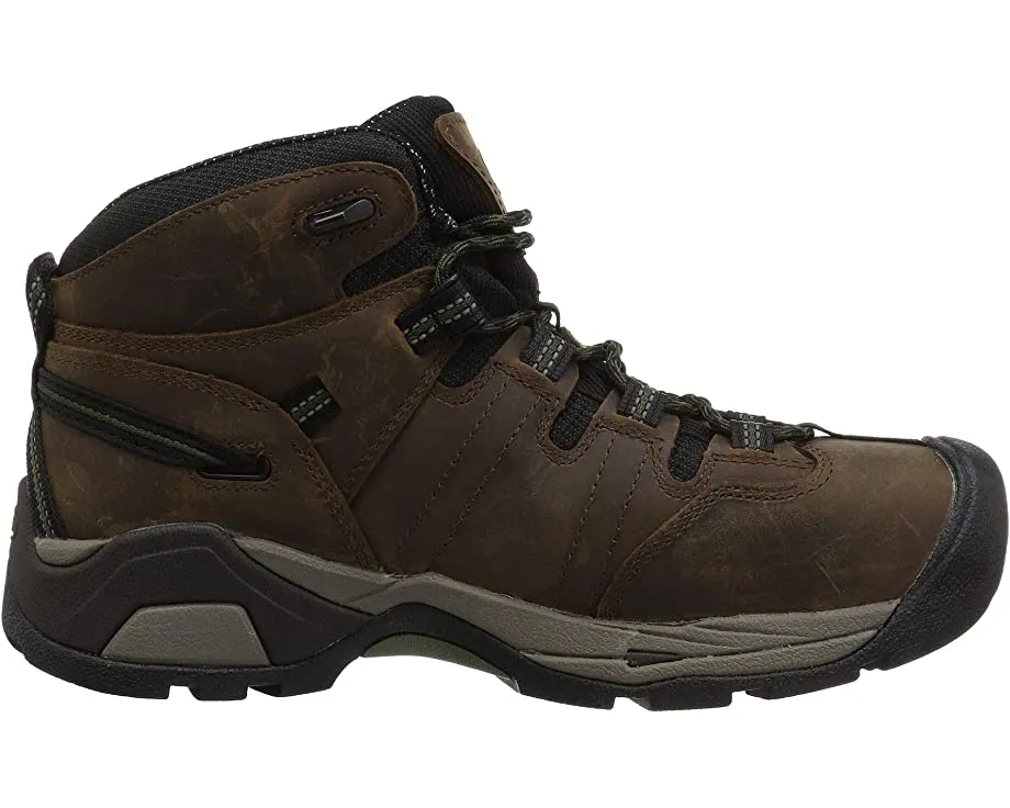 Detroit XT Mid Steel Toe Waterproof KEEN Utility Boots, Brown