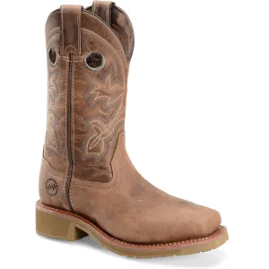 Double H Women's Haddie 11" Comp Toe Western Work Boot- Brown - DH2411