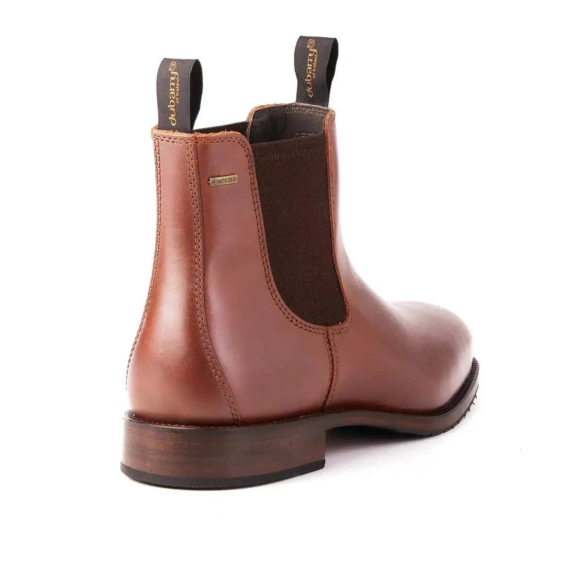 DUBARRY Kerry Chelsea Boots - Mens Gore-Tex Leather - Chestnut