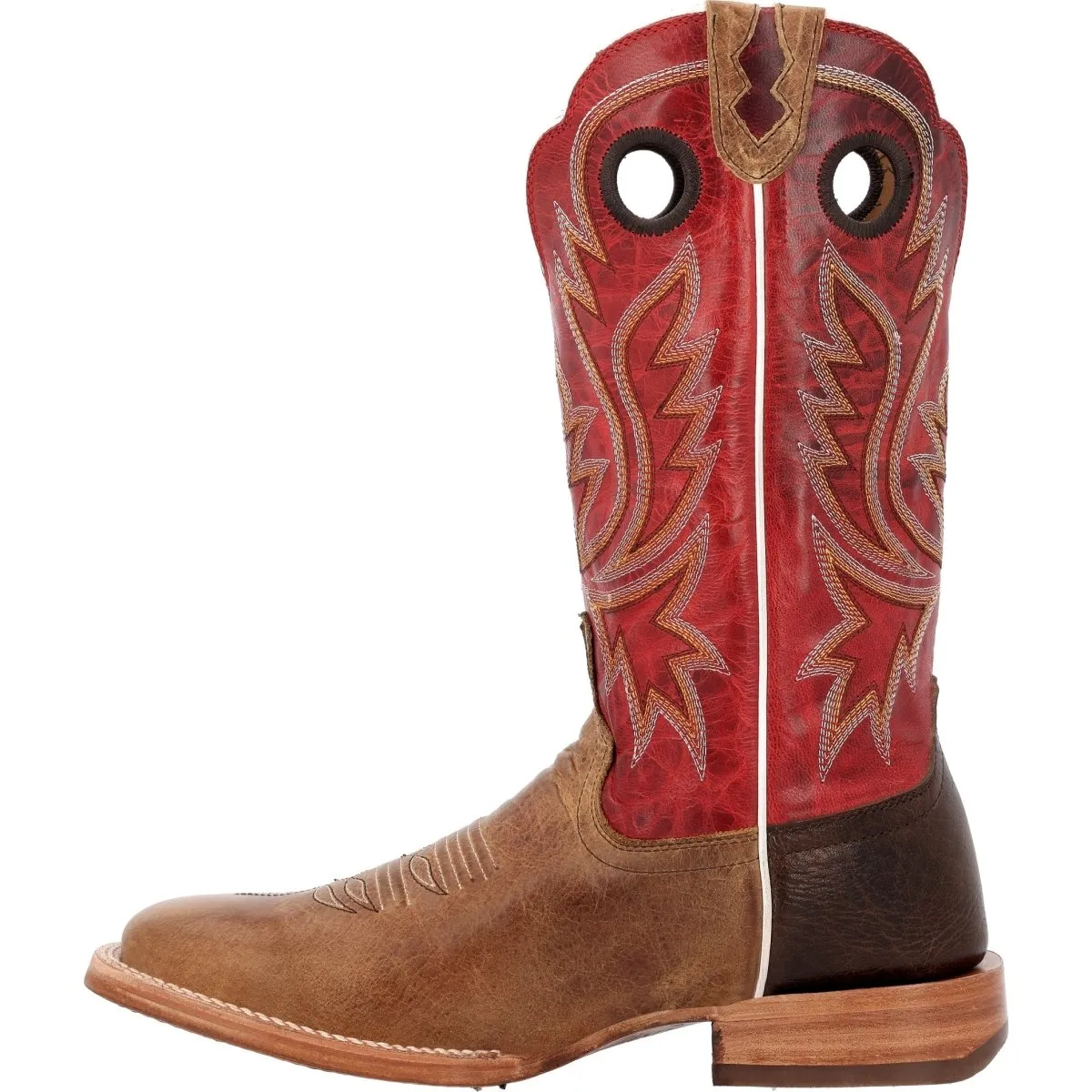 Durango PRCA Collection Men's Bison Western Boots Ddb0468 In Sand Tobacco And Cayenne