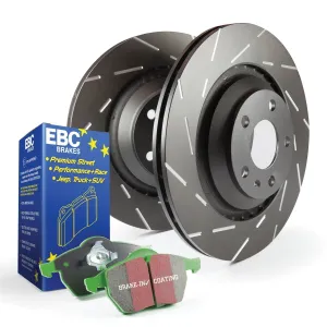 EBC Brakes S2KR2521 S2 Kits Greenstuff 2000 and USR Rotors