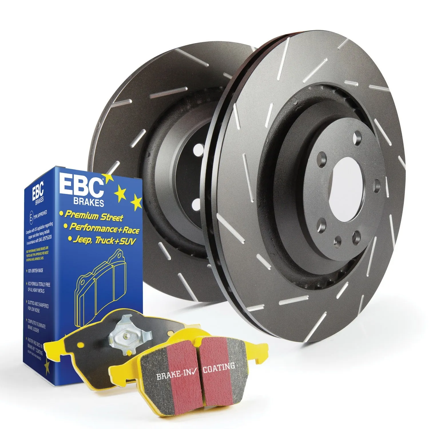 EBC Brakes S9KR1636 S9 Kits Yellowstuff and USR Rotors;