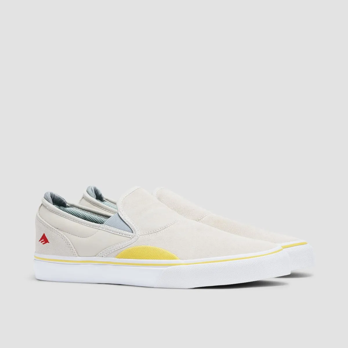 Emerica Wino G6 Slip On Shoes Grey/Yellow