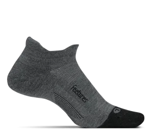 Feetures! | Merino 10 | Max Cushion | No Show Tab | Gray