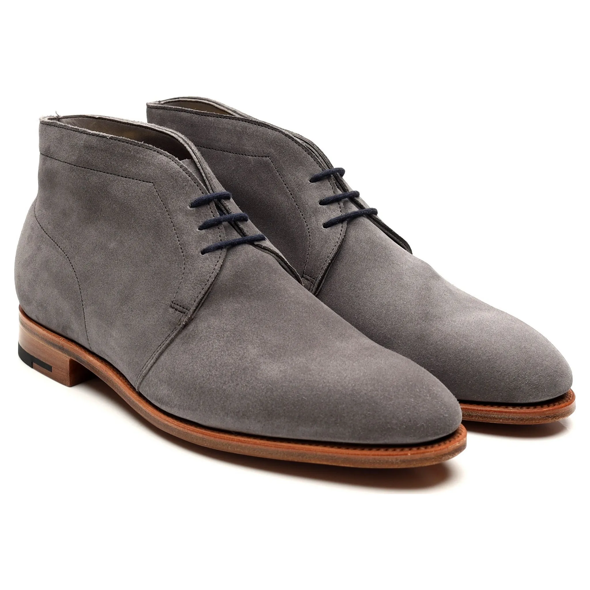 'Ferris' Grey Suede Chukka Boots UK 6.5 E